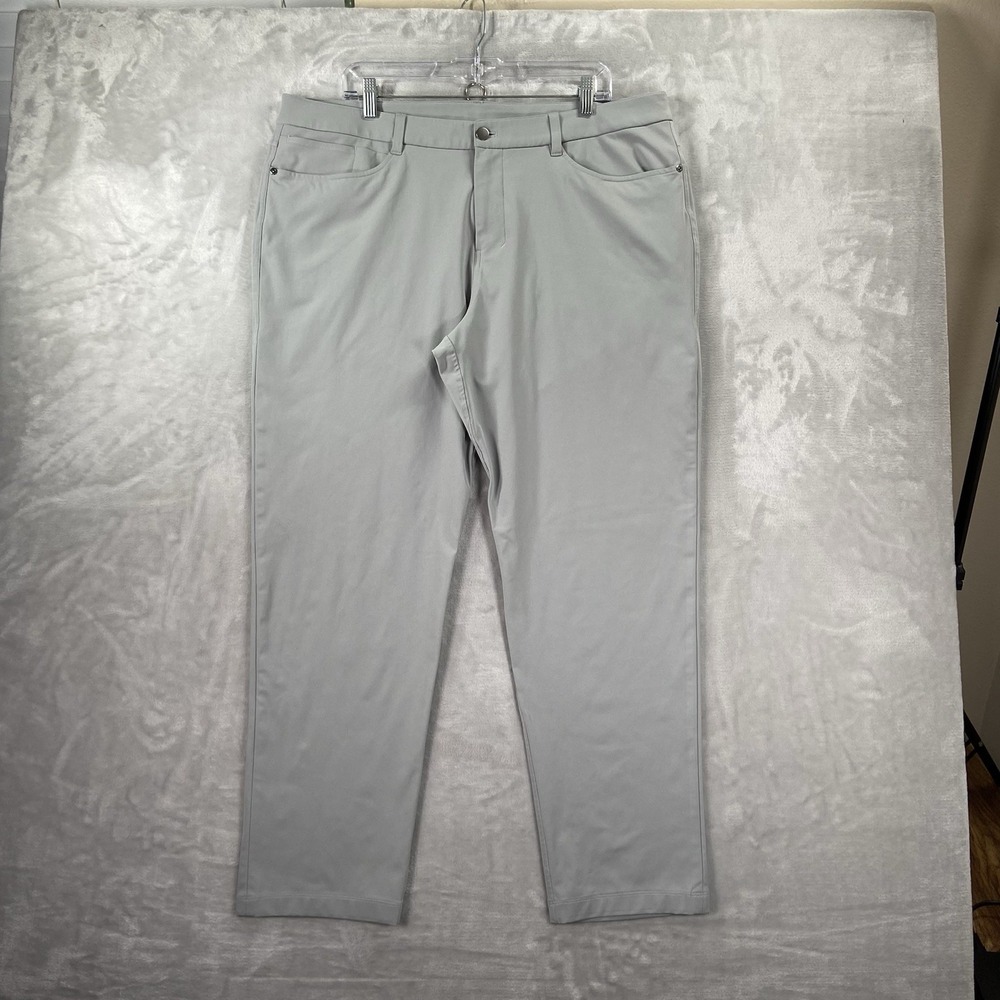 Lululemon Pants Mens 38x30 ABC Classic Fit Chino Performance Stretch Modern Gray